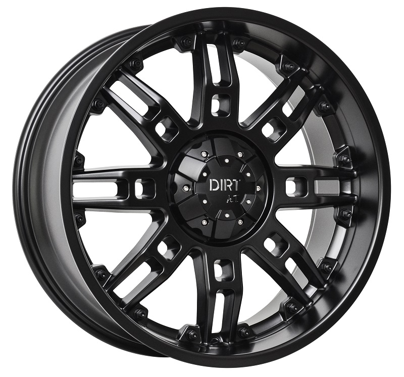 DIRT A.T D07 hliníkové disky 9x20 6x114,3 ET18 Flatblack