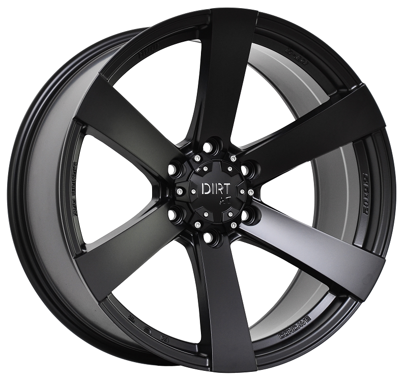 DIRT A.T D91 hliníkové disky 8,5x17 6x139,7 ET18 Flatblack