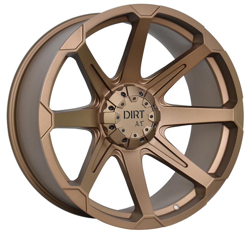 DIRT A.T D05 hliníkové disky 9,5x22 5x120-139,7 ET15 Bronze